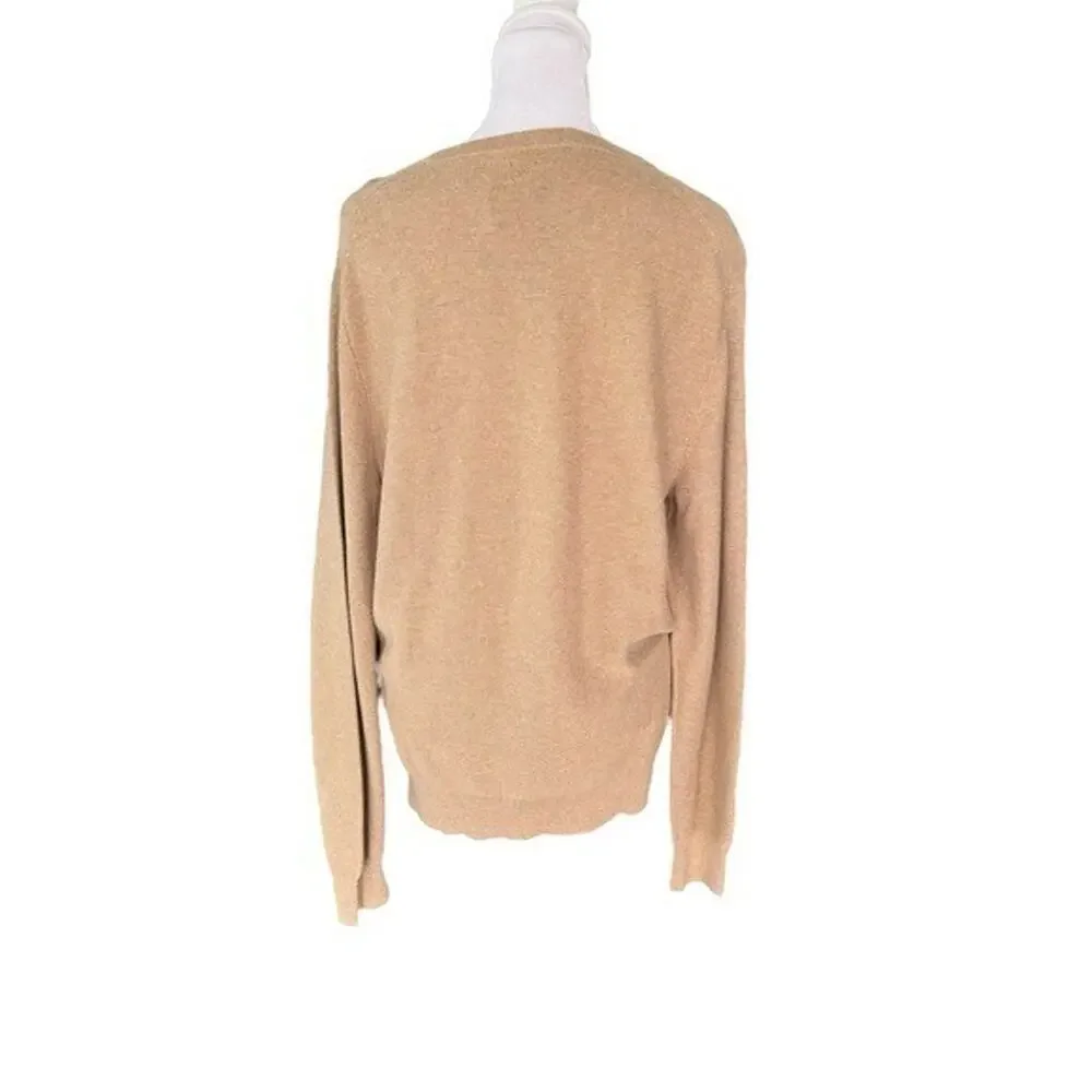 J. Crew - NWT Cotton Crewneck Sweater in Garter Stitch Sz S
